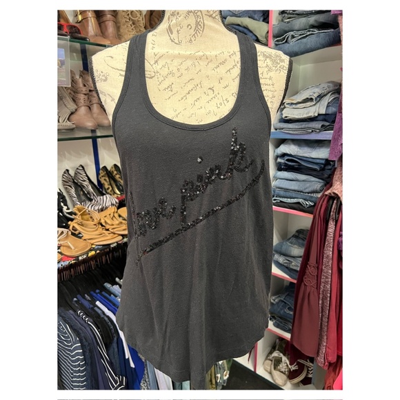 PINK by Victoria's Secret Tank Sequinned Tank Top - Picture 1 of 2